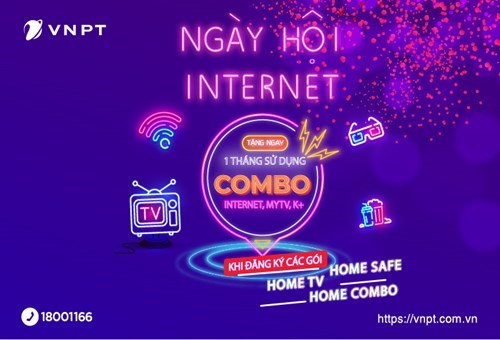 Khuyến mại chào hè, VNPT tặng ngay 01 tháng combo Internet – Truyền hình – K+